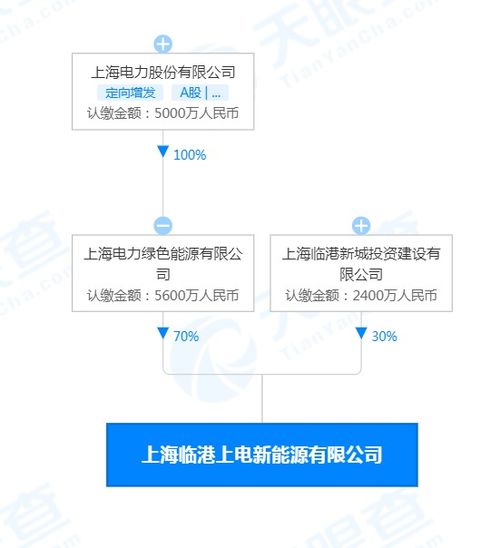 上海電力投資成立新能源公司，注冊資本8000萬專注新興能源技術研發